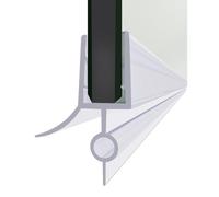 Wuyangcun Joint d'étanchéité en PVC 70 cm pour porte de douche en verre 4-12 mm, transparent, étanche, salle de bain (Largeur: 4mm)