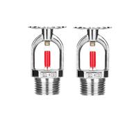 Wuyangcun Lot de 2 têtes d'arroseur d'incendie à 68 °C - Activation automatique de 1,9 cm - DN20 - En laiton chromé - Pour assurer la sécurité (pendentif)