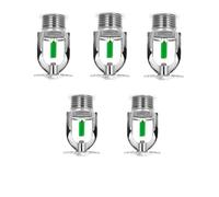 Wuyangcun Lot de 5 têtes d'arrosage suspendues pour incendie - Filetage 1/2" - 93 ℃ - Réponse rapide - Pour cuisine, chaufferie