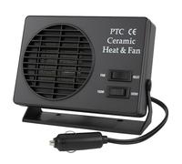 Wuyangcun PTC Ventilateur de chauffage de voiture en céramique 12 V 150 W 300 W Base réglable Cordon de 150 cm pour pare-brise camion SUV