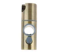 Wuyangcun Support de Pommeau de Douche à Main en Plastique 25 mm, Rotatif à 360°,Réglable avec Bouton, pour Barre Coulissante sans Perçage (Bronze vert)