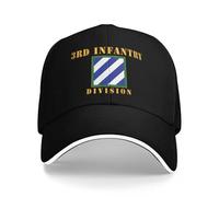 WUYIJGCS Armée Classique - 3e Division d’Infanterie - Chapeau Casquette de Baseball Chapeau drôle Chapeau Femme de Luxe Casquette Golf Baseball Hommes Femmes Essentiel pour l’Automne et l’été