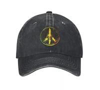 WUYIJGCS Chapeau en Denim Classique Peace Sign Durable pour Toutes Les Saisons Femmes Chapeau Casquette de Baseball pour Hommes Essentiel pour l’Automne et l’été