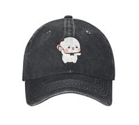 WUYIJGCS Classic Lovely Bubu Lance des Tongs à, Kawaii Demin Trucker Hat Casquette légère pour Hommes Essentiel pour l’été