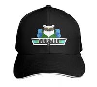 WUYIJGCS Classic Mo est Mon Wing Man Baseball Cap drôle Chapeau Chapeau de Soleil Chapeau personnalisé Chapeau Homme Femmes Essentiel pour l’été