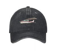 WUYIJGCS Classique Cessna 210 Centurion Illustration Numérique Illustration Idéale Pilote Cadeau Casquette De Baseball Casquette Casque De Camionneur Garçon Femme Essentiel pour L’été