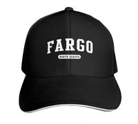 WUYIJGCS Classique Fargo, Dakota du Nord Baseball Cap Anime Chapeau Écran Solaire dans Chapeau Solaire Chapeau Femme Chapeaux Hommes Essentiel pour l’Automne et l’été