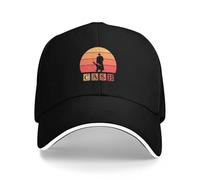 WUYIJGCS Classique Johnny Cash Retro Art Baseball Cap Cosplay Écran Solaire Chapeau de Golf véritable Femme Hommes Essentiel pour l’Automne et l’été