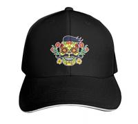 WUYIJGCS Classique Jour des Morts Casquette De Baseball Casquette De Pêche Casquette Militaire Homme Chapeau Hommes Baseball Femmes Essentiel pour L’été