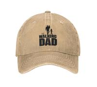 WUYIJGCS Classique Le Papa Marchant Hommes Femmes S Meilleur Papa Papa Fête des Pères Drôle Cadeau Lavé Casquettes Classique De Voyage en Plein Air Snapback Casquette Essentiel pour L’été