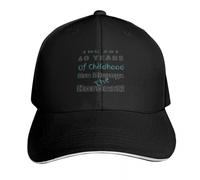 WUYIJGCS Classique Les 60 premières années de l’enfance sont Toujours Les Plus Difficiles par GOODJUJU Casquette de Baseball Chapeau de Noël Hommes Femme Essentiel pour l’été