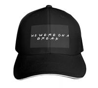 WUYIJGCS Classique Nous étions en Pause ! - Casquette de Baseball Rave Chapeaux de Luxe pour Fille d’Anniversaire Essentiel pour Homme pour l’été