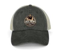 WUYIJGCS Classique Rétro Lucky Brew’s Bar and Grill Casquette de Baseball à la Mode Casquette Tactique Militaire pour Hommes Homme Femmes Essentiel pour l’été