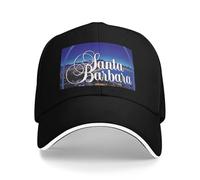 WUYIJGCS Classique Santa Barbara des années 80 Jour Savon Logo Casquette de Baseball Streetwear Rave Crème Solaire Golf Wear Hommes Femmes Essentiel pour l’Automne et l’été