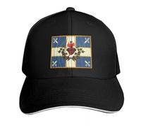 WUYIJGCS Drapeau Classique du Québec Drapeau Québec Patriote Carillon Sacré-C Votre Ancienne édition Vintage avec Fleurs de lys Casquette de Baseball Indispensable pour l’Automne et l’été