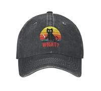 WUYIJGCS Durable personnalisé Coton Noir Quoi pour Les Hommes Femmes Respirant meurtrier avec Couteau Halloween Papa Chapeau extérieur pour Chapeau Coupe-Vent