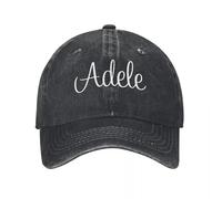 WUYIJGCS Élégant Retro Adele Casquettes de Baseball Style Unisexe en Détresse Lavé Casquette De Soleil en Plein Air Running Golf Chapeaux Cadeau Cappour Halloween