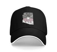 WUYIJGCS VintageArizona Mauve Desert Zen Doodle Rugby Golf Hat Homme Baseball Hommes Femmes Essentiel pour Automne Chapeau Coupe-Vent