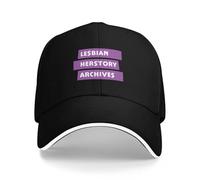 WUYIJGCS VintageLesbian Herstory Archives Logo Rave Chapeau de Soleil pour Enfants Chapeau Luxe Homme Femme Essentiel pour l’Automne Chapeau Coupe-Vent