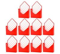Wuyooprt Boîte à Enveloppes Saint-Valentin - 10 Pièces Enveloppe Pliable Romantique Pour Saint-Valentin | Boîte de Cadeaux pour Événement avec Emballage à la Main | Stockage Emballage Roses Œillets