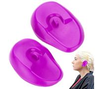 Wuyooprt Cache-oreilles pour teinture des cheveux | Cache-oreilles de protection contre la chaleur | Protecteurs d'oreilles réutilisables, bouclier de permanente pour cheveux en silicone,