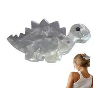 Wuyooprt Épingles à cheveux dinosaures en acrylique | Pince à cheveux dinosaure pour femme | Accessoires de cheveux antidérapants en acrylique solide, outils de coiffure pour tout type de cheveux et