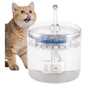 Wuyooprt Fontaine pour Chat,1,5 L Électrique 2 Modes Silencieuse Distribution d'eau - Abreuvoir pour Chiots et Chatons | pour Garage Jardin Balcon Appartement Salle de Séjour Chambre à Coucher
