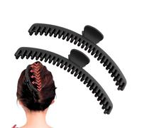 Wuyooprt Hold Everything Lot de 2 pinces à cheveux givrées - Grandes barrettes, épingles à cheveux banane, forte adhérence, accessoires de coiffure pour femme pour coiffer courts, longs et bouclés