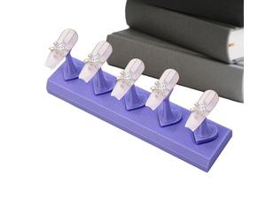 Wuyooprt Présentoir à ongles,Présentoir de rangement pour manucure, À Ongles Press-On | Pour Les Débutants, Le Salon, La Maison, Le Bureau, La Chambre, L'Appartement, Le Studio