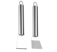 Wuyooprt Spatule de dégivrage de réfrigérateur - Spatule De Nettoyage Domestique en Acier Inoxydable,Racloir Résistant Anti-Rouille Ustensiles De Cuisine pour Gril Barbecue Réfrigérateur Camping