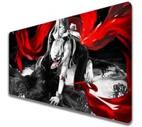 Wuyouni Tapis de souris japonais Kaneki Ken Kirishima Toka Ayato Anime Juuzou Suzuya Arima Kisho Tokyo XXL Grand tapis de souris Kamishiro Rize Ghoul avec base en caoutchouc antidérapant pour bureau