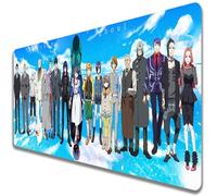Wuyouni Tapis de souris japonais Kaneki Ken Kirishima Toka Ayato Anime Juuzou Suzuya Arima Kisho Tokyo XXL Grand tapis de souris Kamishiro Rize Ghoul avec base en caoutchouc antidérapant pour bureau
