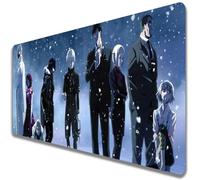 Wuyouni Tapis de souris japonais Kaneki Ken Kirishima Toka Ayato Anime Juuzou Suzuya Arima Kisho Tokyo XXL Grand tapis de souris Kamishiro Rize Ghoul avec base en caoutchouc antidérapant pour bureau