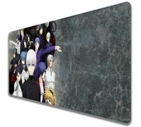 Wuyouni Tapis de souris japonais Kaneki Ken Kirishima Toka Ayato Anime Juuzou Suzuya Arima Kisho Tokyo XXL Grand tapis de souris Kamishiro Rize Ghoul avec base en caoutchouc antidérapant pour bureau