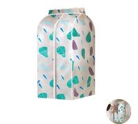 Wuyue Hua Grande housse translucide pour vêtements en PEVA - Sac de rangement à suspendre - Avec ruban magique et fermeture éclair - Idéal pour robes, costumes, manteaux, vestes, pantalons