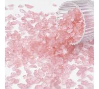 wuyukeji Lot de pierres précieuses roulées de 400 g - Petites pierres précieuses pour décoration d'aquarium, pots de fleurs, fabrication de bijoux et décoration d'intérieur (rose profond)