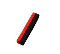WUYXTO 2 pièces Ceintures de Taekwondo Confortables for l'entraînement Coton Arts Martiaux Judo karaté TKD Aikido Ceinture Uniforme Adulte système classement fiable pour Martiaux(Red Black,2.4M)