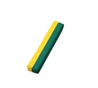 WUYXTO 2 pièces Ceintures de Taekwondo Confortables for l'entraînement Coton Arts Martiaux Judo karaté TKD Aikido Ceinture Uniforme Adulte système classement fiable pour Martiaux(Yellow Green,2.4M)