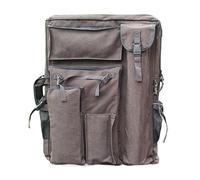 WUYXTO Grand Sac à Dos de Portefeuille Artistique 50x70cm, Sac for Planche à Dessin A2, Sac d'artiste en Toile épaisse for Artiste pour Adultes Enfants(Grey)