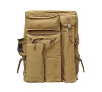 WUYXTO Grand Sac à Dos de Portefeuille Artistique 50x70cm, Sac for Planche à Dessin A2, Sac d'artiste en Toile épaisse for Artiste pour Adultes Enfants(Brown)