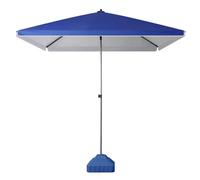 WUYXTO Outdoor Sun Garden Umbrella Large Square Stall Shade Beach Umbrella pour Balcon,Plage