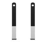 WUYXTO Outil d'extraction de pavé en Acier Inoxydable, 2 pièces pour Jardin | Avec fentes de pince à dents de grattoir à Joint for le remplacement des pavés de jardin