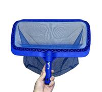 WUYXTO Râteau à Feuilles for Piscine, Grande capacité, Sac Profond, Cadre épais, écumoire de avec poignée Amovible pour Piscine Étang