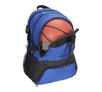 WUYXTO Sac à Dos de Basket-Ball, Grand Sac Sport avec Porte-Balle séparé, Compartiment Chaussures for, Football, Volley-Ball, Plusieurs Compartiments pour Sport(Blue)