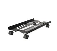 WUYXTO Tour d'ordinateur Portable en métal, Support de boîtier de Jeu réglable en Largeur avec 4 Roues, Support CPU sous Le Support de Bureau pour Ordinateur De Bureau