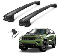 WuYyyyy 2 Pièces Voiture Barres de Toit pour Jeep Grand Cherokee 2011-2015 2016 2017 2018 2019 2020 2021,Barre Transversale de Galerie de Toit Porte-Bagages Voyage Railing Support Accessoires.