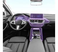WuYyyyy Film intérieur de Voiture Tableau de Bord Planche de Console Centrale Anti-Rayures Transparente TPU Film refit pour BMW X3 G01 2018-2023.