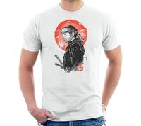WUZ9MIMI Ghost Samurai of Tsushima Sun Men's T-Shirt Manches Courtes(Medium)