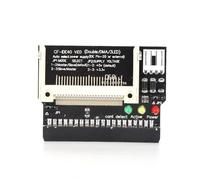 WUZIA Adaptateur CF vers IDE 40 broches interface femelle convertisseur de disque dur pour ordinateurs portables, appareils industriels