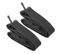 WUZIA Lot de 2 chambres à air de vélo de 66 cm, valves Schrader de 32 mm, en caoutchouc butyle, compatibles avec pneus de 26 x 1,95/2,125 pour VTT, vélo de route, conduite quotidienne